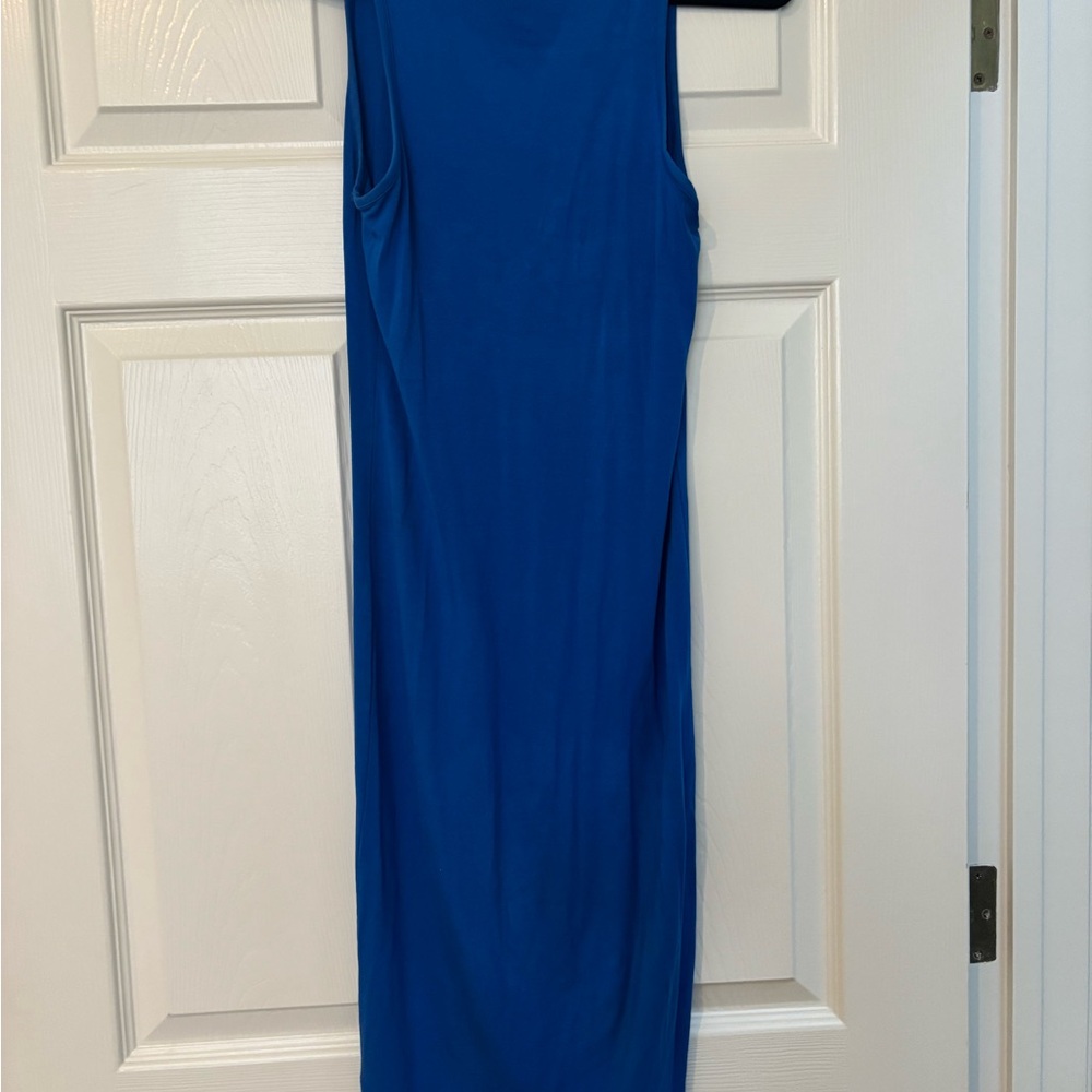 Topshop Royal Blue Midi Dress